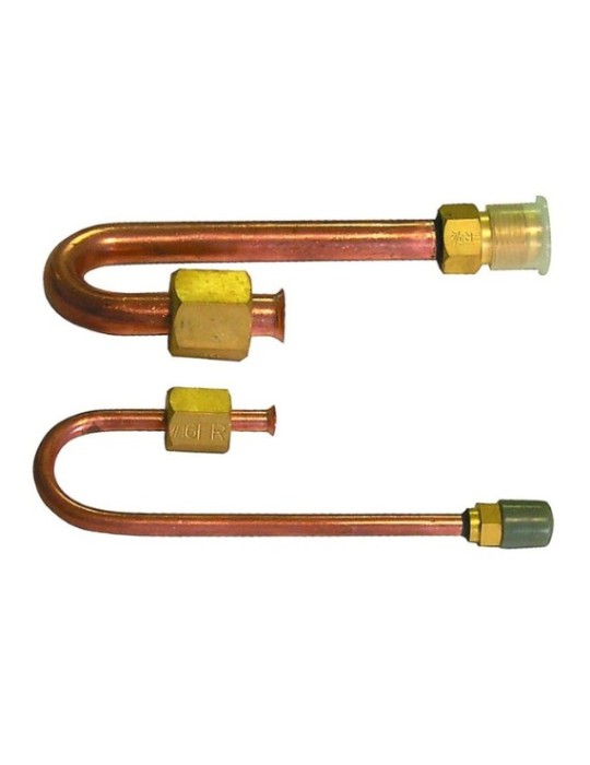 Tecnogas -  RACCORDO IN RAME SPESSORE 1 MM AD INVERSIONE A 180°