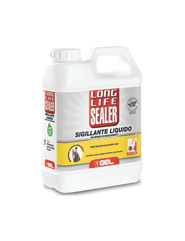 GEL Sigillante liquido Long Life Sealer per Impianti Riscaldamento 1 litro