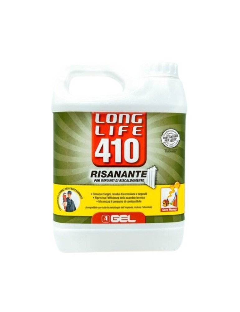 GEL Risanante Impianti Riscaldamento Long Life 410 Lt.1 GEL Risanante Impianti Riscaldamento Long Life 410 Lt.1