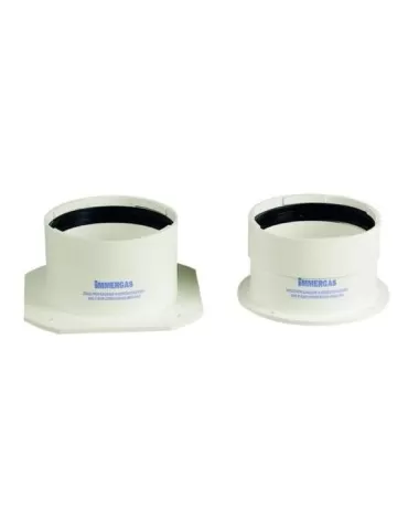 Kit Scarico Fumi Immergas Adattatore Sdoppiato 80/80
