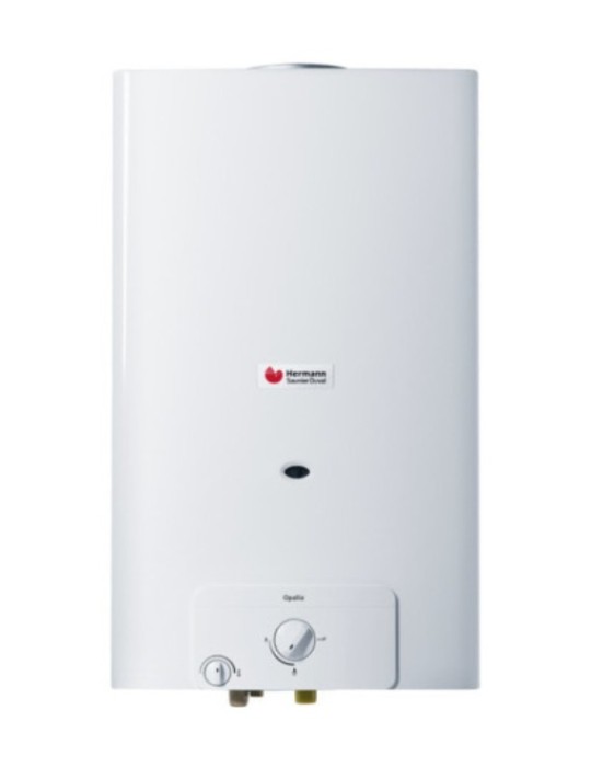 Hermann Saunier Duval Scaldabagno a Camera Aperta Opalia C11/1 11 Litri LIX Low Nox Metano Accensione Elettronica