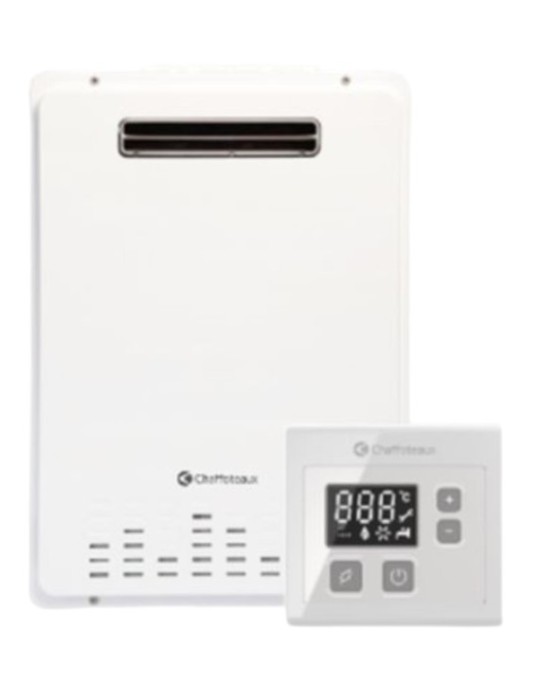 Chaffoteaux Scaldabagno a Gas Avenir Plus LNX Outdoor 26 litri codice 3632471 low NOx METANO