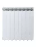 Global Termosifoni Radiatori Vox 600 da 2 a 12 Elementi in Alluminio Bianco RAL9010