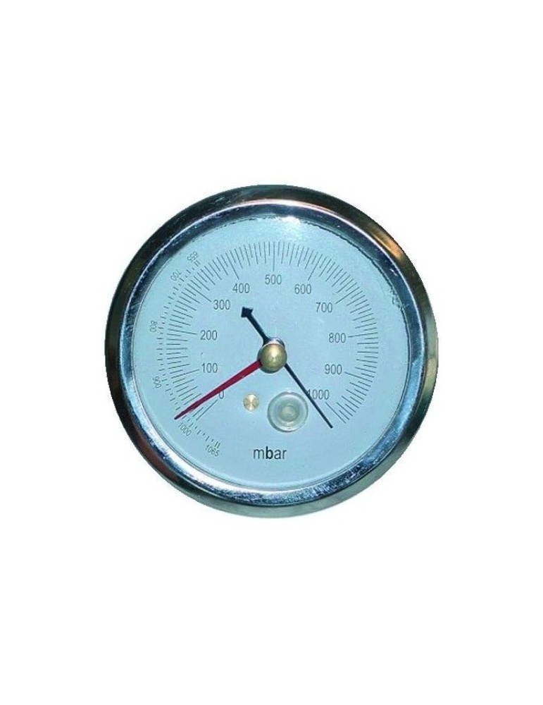 Vacuometro di ricambio con attacco posteriore centrale- Ø 80 mm - 1/8" NPT Vacuometro di ricambio con attacco posteriore centrale- Ø 80 mm - 1/8" NPT