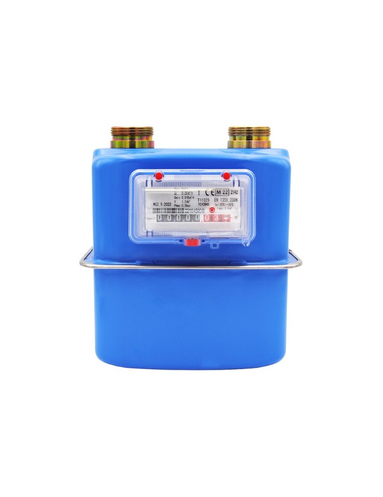 Tecnogas Contatore Gas Classe G4 P.ta 6 m3/h GPL-Met. - Int. 110