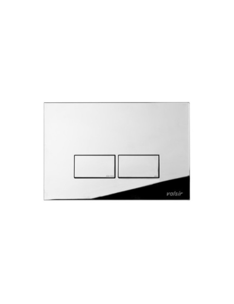 Valsir Placca Doppio Scarico a Parete ABS Meccanica P3 Cromo Lucido 4/9 lt. per Tropea S Art. VS0869235 Valsir Placca Doppio Scarico a Parete ABS Meccanica P3 Cromo Lucido 4/9 lt. per Tropea S Art. VS0869235