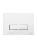 Valsir Placca P3 Bianca Doppio Scarico Meccanica  4/9 litri Mod. VS0869201