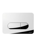 Valsir Placca P2 Doppio Scarico a Parete ABS Meccanica Cromo lucido 4/9 litri Art. VS0872835