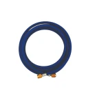 Tecnogas Tubo flessibile blu con attacchi 1/4 SAE x 1/4 SAE L 1500 .Componente progettato per sistemi di refrigerazione .