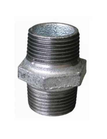 Niples Zincato Maschio  da 2"