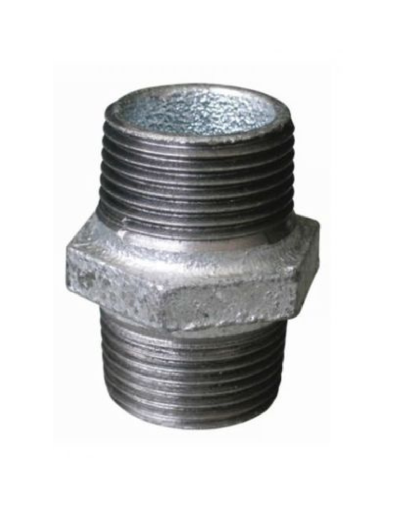 Niples Zincata Maschio  da 2"