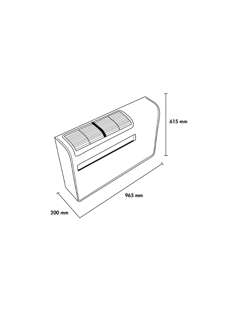 Argo Climatizzatore monoblocco Apollo 12hp 8000 Btu Inverter R-32 Wi-Fi integrato