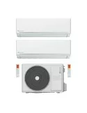 Climatizzatore Clivet EZCool Dual Split 9000+9000 Btu Inverter R-32 Wi-Fi Optional A++ A+ U.E. 4.1 Kw