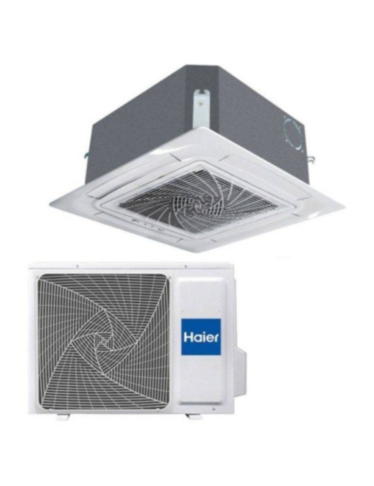 Haier Climatizzatore Monosplit A Cassetta 620 4 Vie 18000 Btu AB50S2SC2FA(H) R-32 Wi-Fi Inverter Classe A++