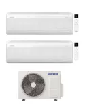 Climatizzatore Samsung Dual Split Inverter serie WINDFREE AVANT S2 9+9  R-32 Wi-Fi A+++ con AJ040TXJ2KG 4 Kw