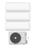 Climatizzatore Clivet Cristallo Trial Split 9000+9000+12000 Btu Inverter R-32 Wi-Fi A++ A+ U.E. 6.1 Kw