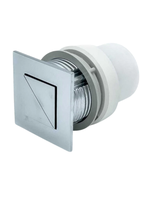 Valsir VS0875446 Pulsante quadro pneumatico 1/2 scarico cromo lucido