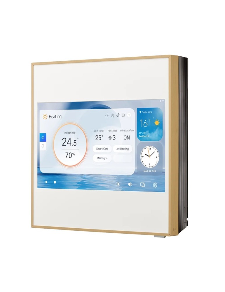 Condizionatore monosplit LG ARTCOOL Gallery LCD | 12000 BTU | Schermo LCD 27" Full HD, Speaker integrati, Flusso aria 3D, Wi-Fi