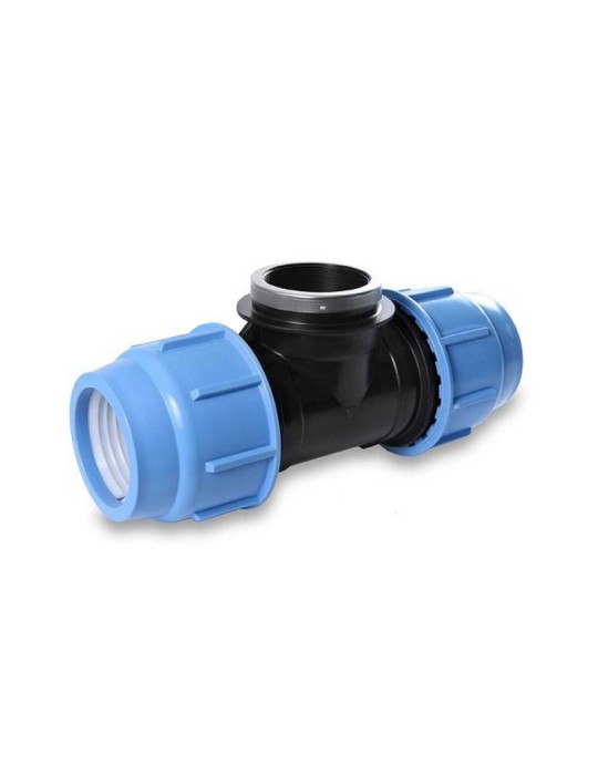 Tee femmina al centro per polietilene