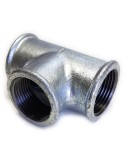 Raccordo femmina a Tee in ferro zincato