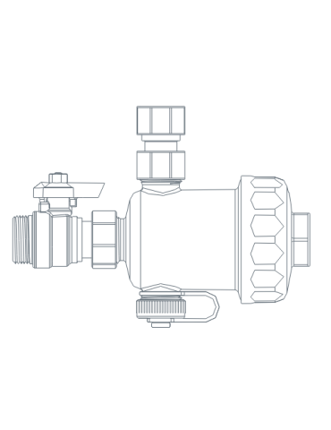 Filtro defangatore magnetico sotto-caldaia RBM MG1 3/4 2