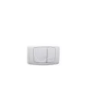 Valsir Placca doppio scarico Rios bianca VS0828501