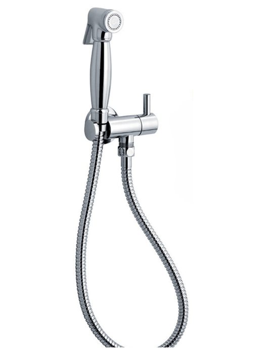 Set Idroscopino con doccia SALOME' , rubinetto ruis12 e flessibile da 120cm cromo
