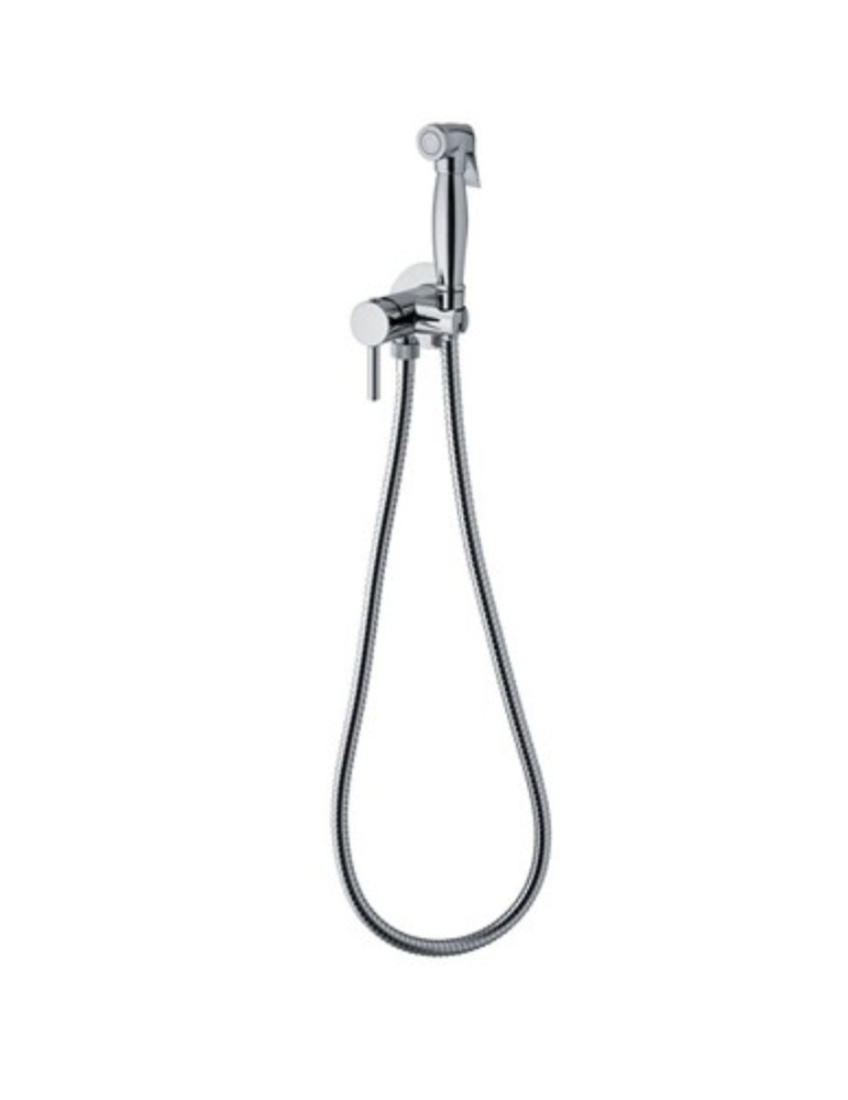 Set Idroscopino con doccia SALOME' , rubinetto ruis12 e flessibile da 120cm cromo