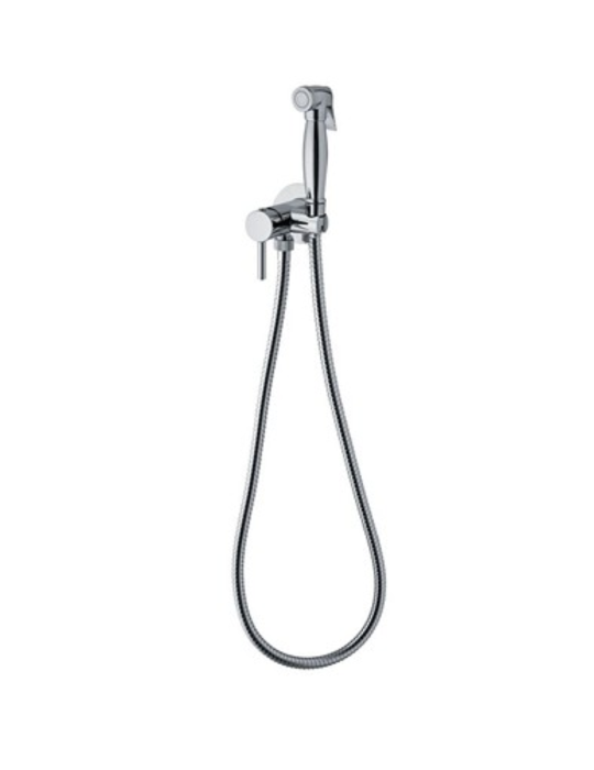 Set Idroscopino con doccia SALOME' , rubinetto ruis12 e flessibile da 120cm cromo