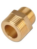 Niples Ridotto Maschio Maschio Filettato in Ottone Giallo
