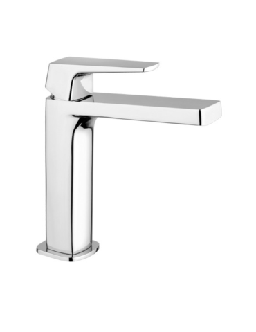 Argo rubinetto miscelatore monocomando lavabo serie Bloom cromo lucido