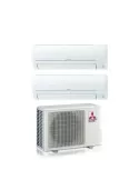 Climatizzatore Inverter Dual Split Mitsubishi Electric 9000+12000 BTU Classe A++