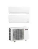Climatizzatore Condizionatore Dual Split Mitsubishi MSZ-AY 9000+12000 BTU con MXZ-2F42VF Inverter R32 Wi-Fi