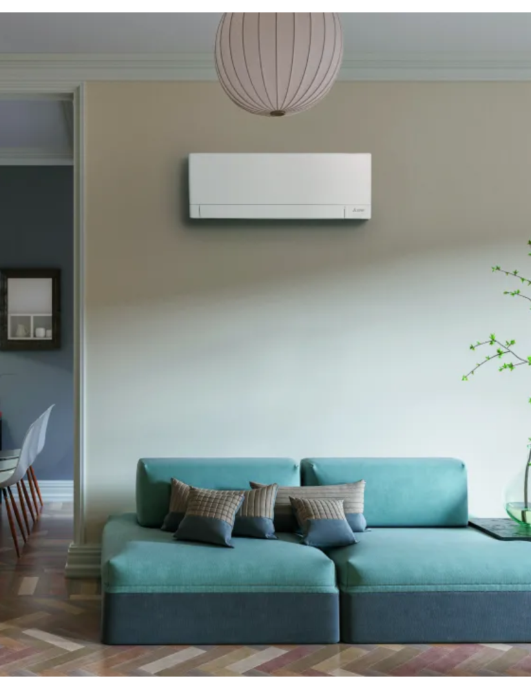 Climatizzatore Condizionatore Dual Split Mitsubishi MSZ-AY 9000+12000 BTU con MXZ-2F42VF Inverter R32 Wi-Fi