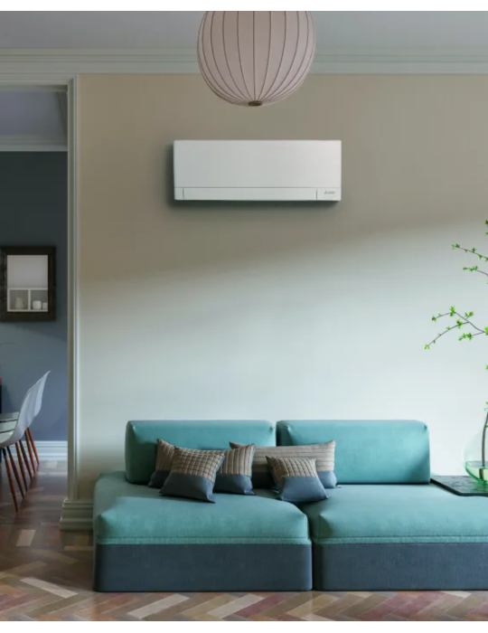 Climatizzatore Condizionatore Dual Split Mitsubishi MSZ-AY 9000+12000 BTU con MXZ-2F42VF Inverter R32 Wi-Fi