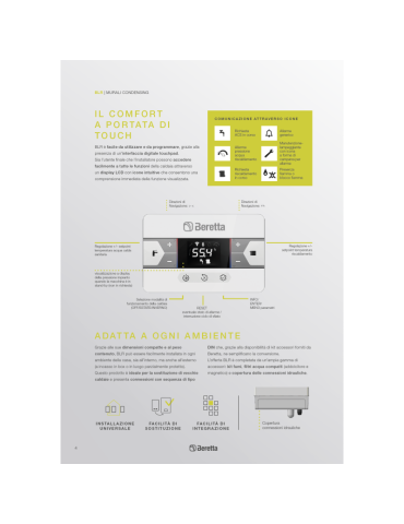 Caldaia a Condensazione Beretta BLR 25C 25 kW | Kit Fumi Incluso 2