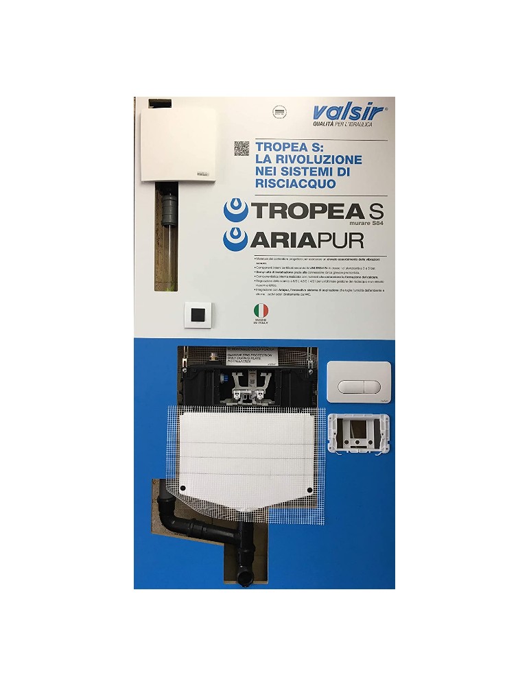 CASSETTA WC INCASSO TROPEA S ARIAPUR 80 MECCANICA